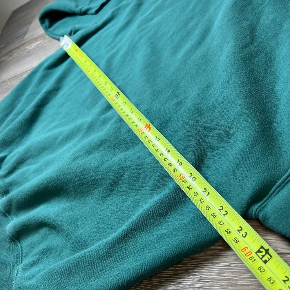Gap Sweatshirt Unisex Large Green Logo Crewneck Relaxed Fit Pullover Fleece